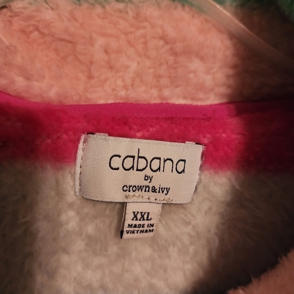 Cabana by Crown & Ivy Woobie Plush Sherpa Pullover Size XXL - Picture 8 of 10